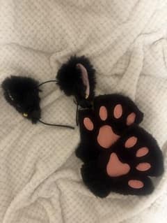 猫耳カチューシャ セット コスプレ 仮装のサムネイル