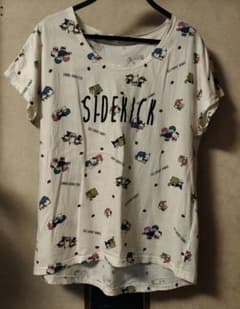 SANRIO CHARACTERS 総柄 Tシャツ ホワイトのサムネイル
