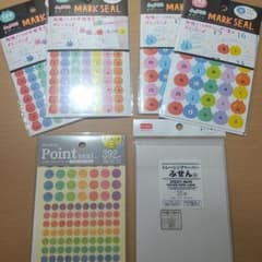 目印シール　付箋セットのサムネイル