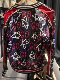 グッチ GUCCI スカジャン スタジャン 44 ゴースト - メルカリ
