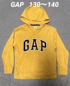 【GAP kids】130〜140  ロゴパーカー　イエローのサムネイル