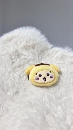 ちいかわサンリオコラボ うさぎポムポムプリン ヘアクリップのサムネイル