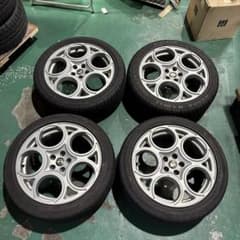 L*P様 アルファロメオ147/156GTA純正 17インチホイール 4本セット
