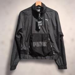 신품 미사용품 PUMA 윈드 브레이커 블랙 L 레이디스