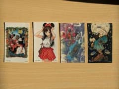 미키 마우스 90주년 기념 일러스트집 [gift] 씰 4장
