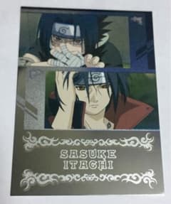 NARUTO イタチ・サスケ エッチングカード 9枚 NARUTO ナルト エッチング カード No.38 イタチ＆サスケ - メルカリ