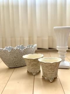 ⭐️大特価❣️フラワーアレンジメント花器4点セットのサムネイル