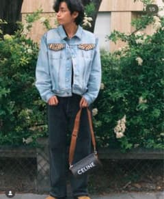 【BTS テテ着用】CELINE トラッカーデニムジャケット　Sサイズ m59408178441_1.jpg?1745907820