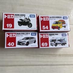 トミカまとめ売り　ミニカー4種セットのサムネイル