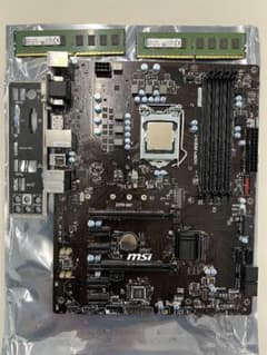 MSI マザーボード Intel Core i7 8700 メモリ付 - メルカリ