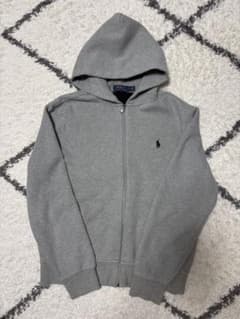 Polo Ralph Lauren グレー パーカー ダブルニット