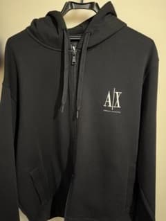 ARMANI EXCHANGE ジップアップパーカー ブラック Lのサムネイル