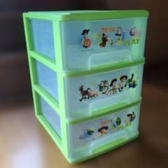 TOY STORY 3 플라스틱 가슴 3단 일본제