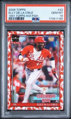 PSA10 エリー・デラクルーズ 2026 Topps 鯉パラレルのサムネイル