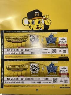 4/2 阪神タイガースvs横浜DeNAベイスターズのサムネイル