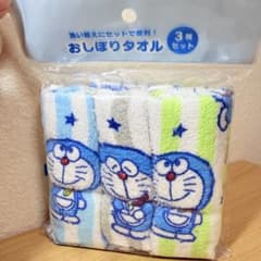 ドラえもん おしぼりタオル 3枚セットのサムネイル