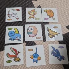 ポケモンパンシール 9枚セットのサムネイル