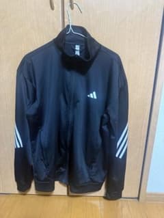 adidas ジャージ ジャケット ブラックのサムネイル