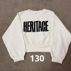 Thumbnail of キッズ　トレーナー　130 裏起毛　ホワイト