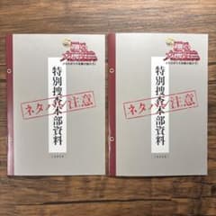 踊る大捜査線 メトロポリスを駆け抜けろ！ 入場者特典 特別捜査本部資料 2冊のサムネイル