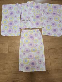 【新品未使用】浴衣 120 女の子のサムネイル