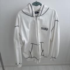 XLARGE ホワイト フルジップパーカーのサムネイル