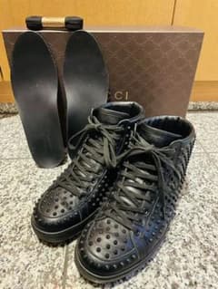 GUCCI メンズスニーカー(25.0〜25.5cm)レザーのサムネイル