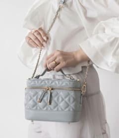 RANDA水色 キルティング レザー バッグ