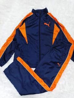 PUMA プーマ ジャージ ウインドブレーカー セットアップ ネイビー LL L
