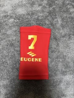 EUGENE リストバンド 赤色 背番号7のサムネイル