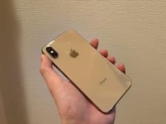 Apple iPhone XS ゴールド 画面ひびありのサムネイル