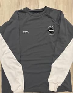 SOPH. F.C. Real Bristol長袖トレーナー グレー/ホワイトのサムネイル