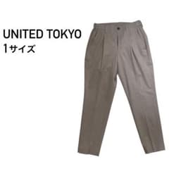 UNITED TOKYO マルチサイドゴムアンクルスラックス ベージュのサムネイル
