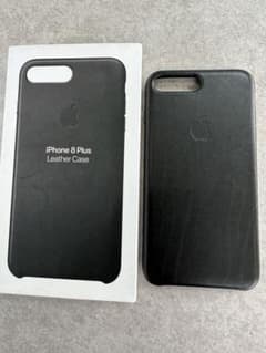 純正iPhone7plus  8plus レザーケース  ブラックのサムネイル