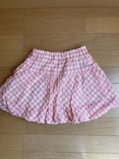 バルーンスカート 130 ピンク チェックのサムネイル