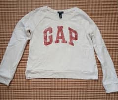 GapKids 　スエット 　ホワイト ラメロゴ XXL(160)　短丈　ギャルのサムネイル
