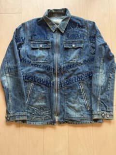 UNDERCOVER 01AW D.A.V.FパッチワークZIPデニムジャケット UNDERCOVER 01AW D.A.V.FパッチワークZIPデニムジャケット - メルカリ