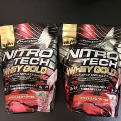 ナイトロテック　プロテイン　1kg×2袋　ホワイトストロベリーのサムネイル