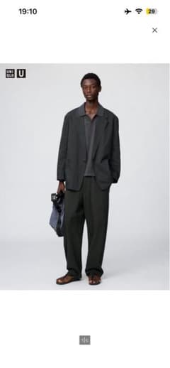 UNIQLO U スウェットカーブパンツ S 26ssのサムネイル