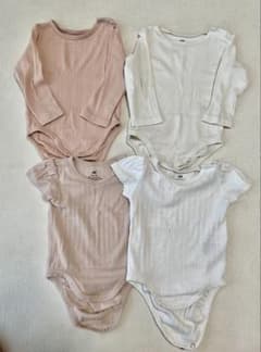 H&M 肌着　ロンパース　4-6か月　4枚セットのサムネイル