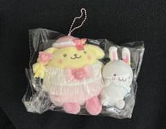 新品　サンリオ　ポムポムプリン　ゆめ色チェンジ　プリンとパウダー　むにゅぐるみ ポムポムプリン ゆめ色チェンジ プリンとパウダー むにゅぐるみ