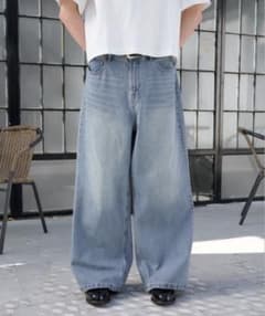 Regen Glanz ワイドバギーデニムパンツ Mサイズのサムネイル