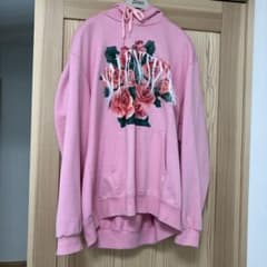 doublet EMBROIDERY Lサイズ ピンク パーカー ダブレット - メルカリ