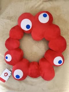 タグ付き ミャクミャク 顔ハメ なりきりクッション Lサイズ 新品タグ付き】 ミャクミャク 顔ハメ なりきりクッション L