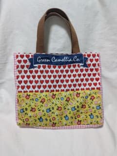 ハンドメイド　手提げバッグのサムネイル