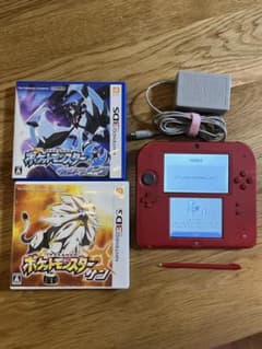 ニンテンドー2DS レッド ポケモン2本付きのサムネイル