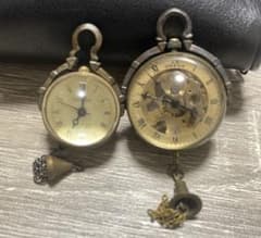 OMEGA オメガ クリスタルボール 懐中時計 稼働品 2点セット - メルカリ