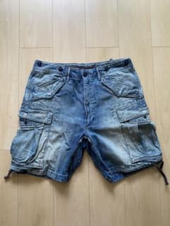 フィルムメーカーRRL ダブルアールエル デニムカーゴショーツ 32 RRL ダブルアールエル デニムカーゴショーツ 32 - メルカリ