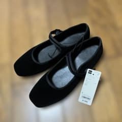 GU ワンストラップフラットシューズ　L ブラックのサムネイル