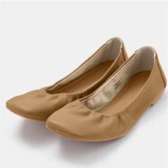 GU ギャザーシフォンフラットシューズ　Sサイズのサムネイル